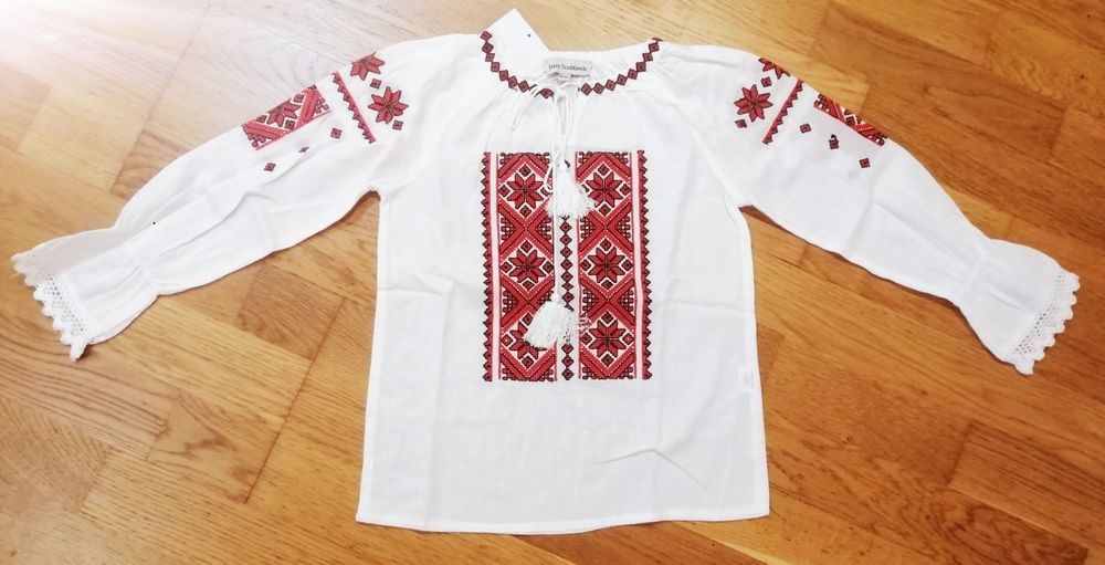 Ie motive tradiționale fetite de la 0 la 16 anișori din bumbac.