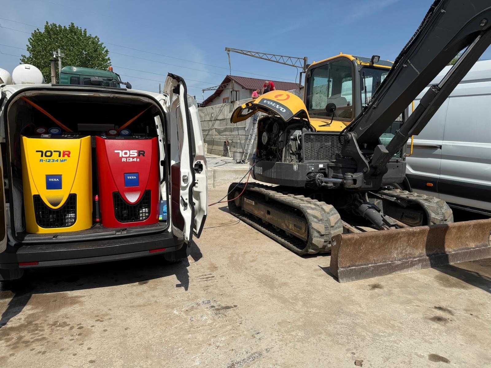 Incarcare freon la domiciliu camioane/utilaje constructii/autoturisme