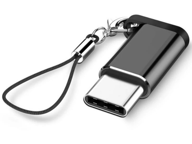 Переходник для телефона с Micro USB на Type C, адаптер