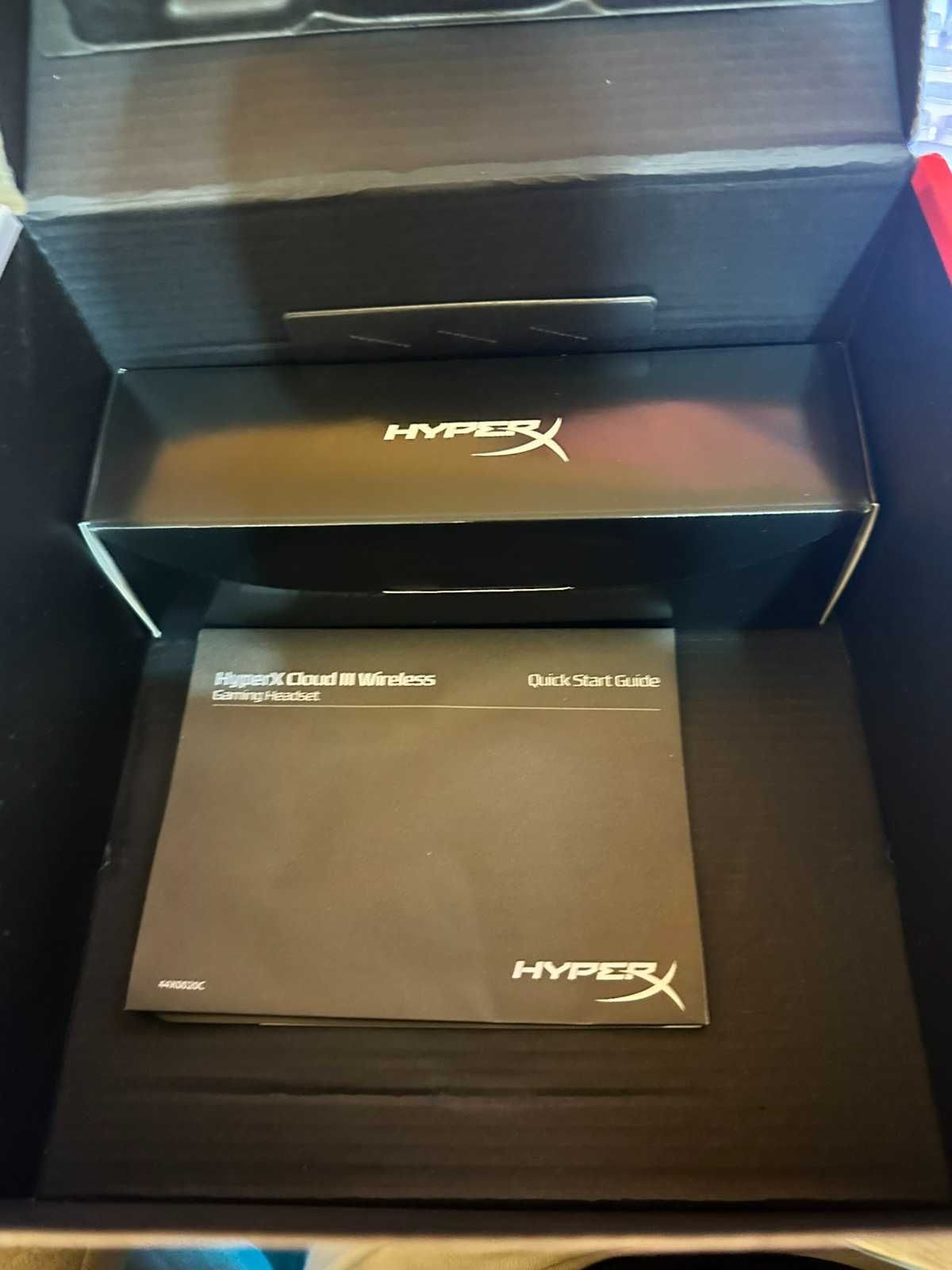 HyperX Cloud III Wireless Red Безжични геймърски слушалки с микрофон