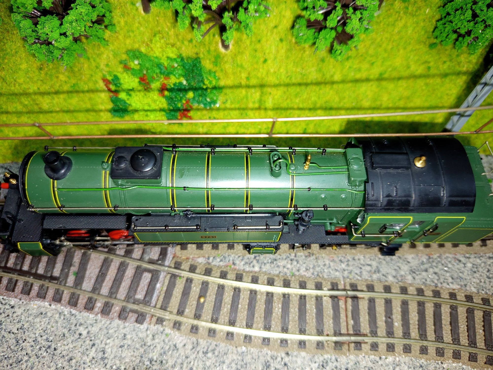 Locomotiva cu aburi HO BR 96 Mallet Rivarossi trenulețe diorama