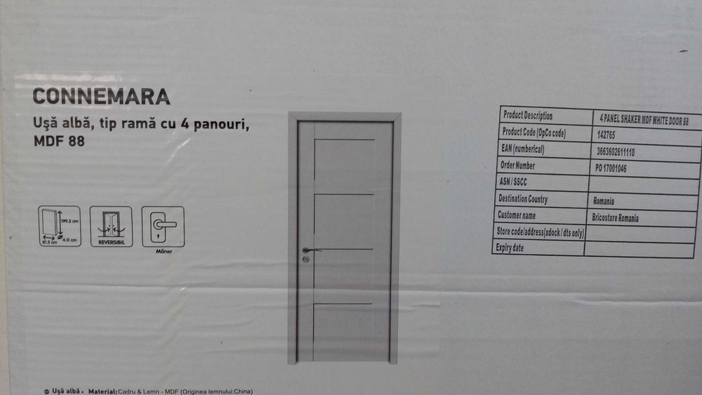 usa interior mdf alba