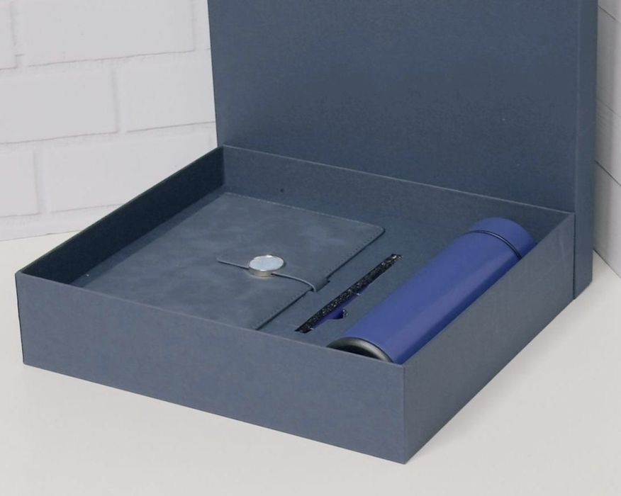 Подарки на Новый год!Блокноты с термосом и ручкой! оптом