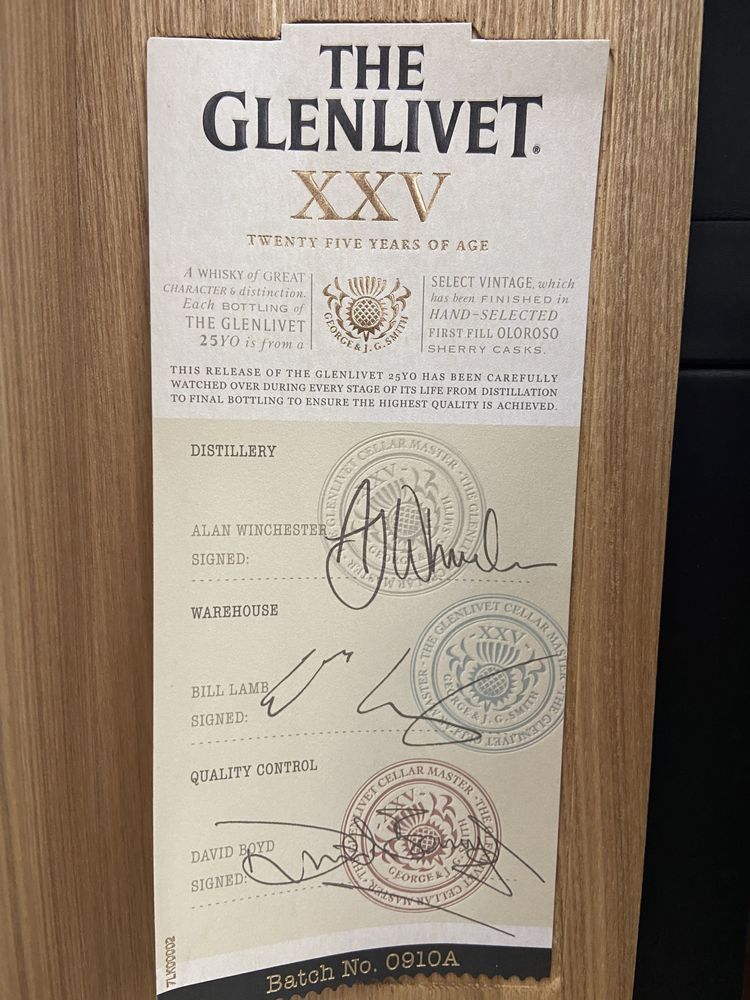 Подарочный набор The Glenlivet XXV