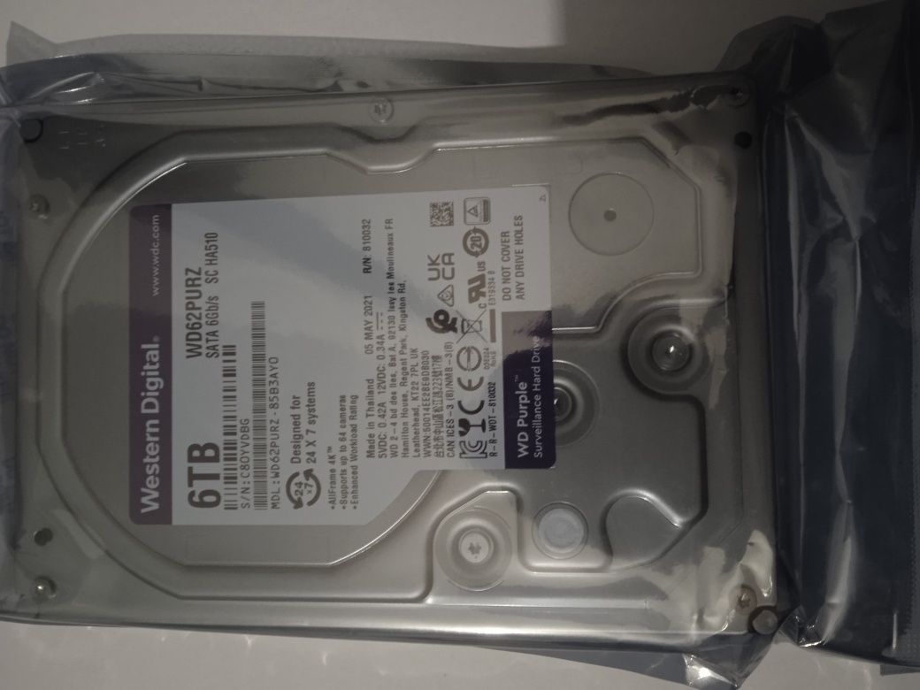 Жёсткий диск 6 ТБ Western Digital