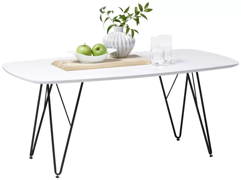 MĂSUțĂ DE CAFEA in metal, material pe bază de lemn 110/60/46 cm