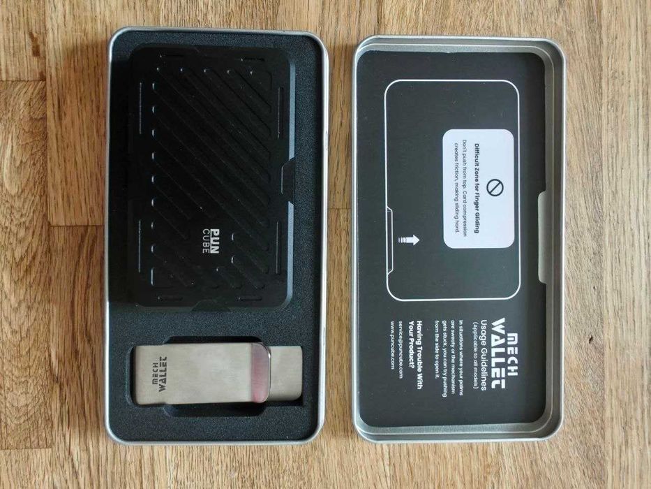 PunCube Mech Wallet компактно портмоне с монетник