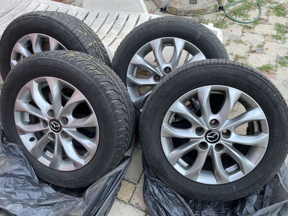 Jante originale Mazda 3, 5x114,3 cauciucuri iarna 205/60/16