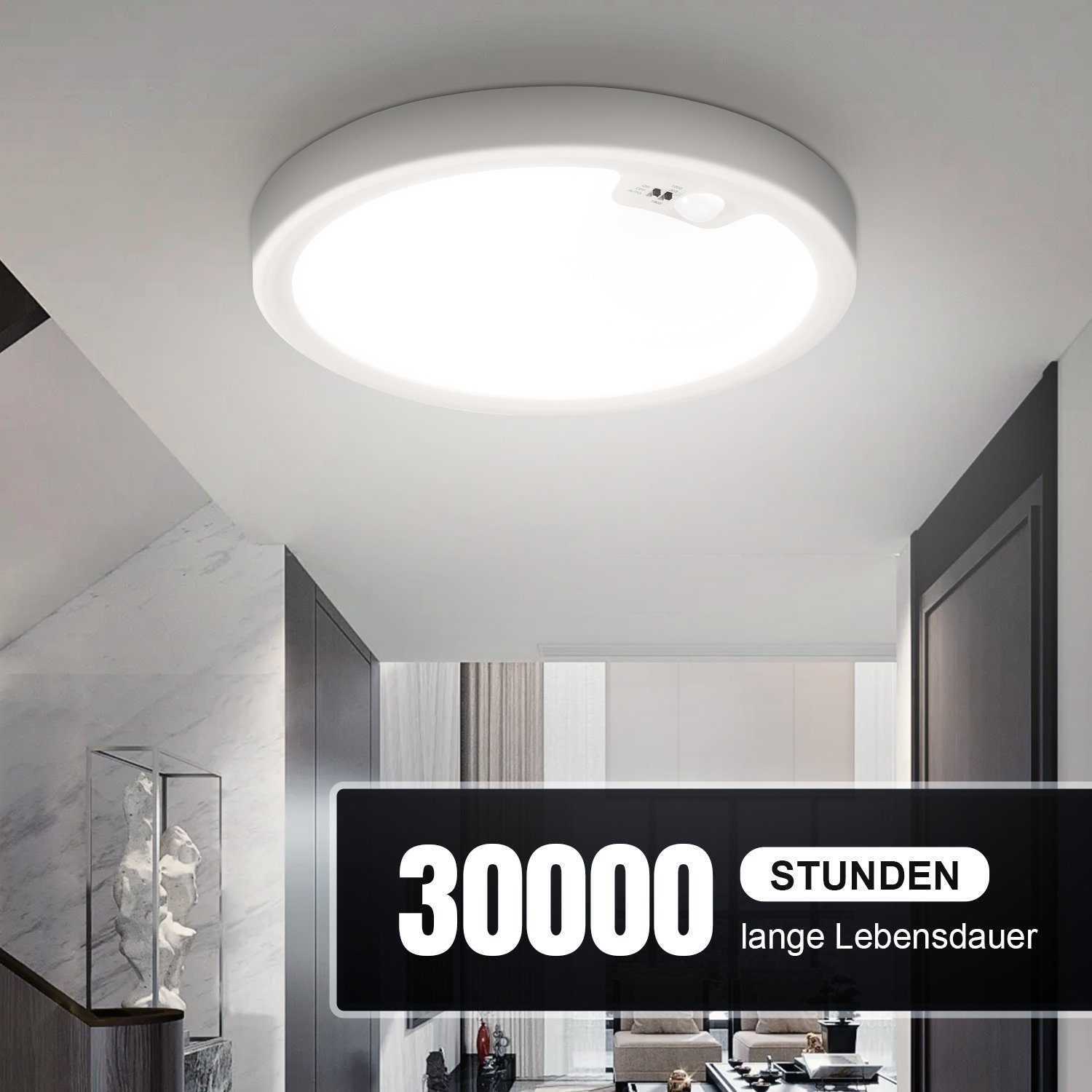 Aplică LED 10W cu senzor radar, lumină de exterior rotundă neagră 230V