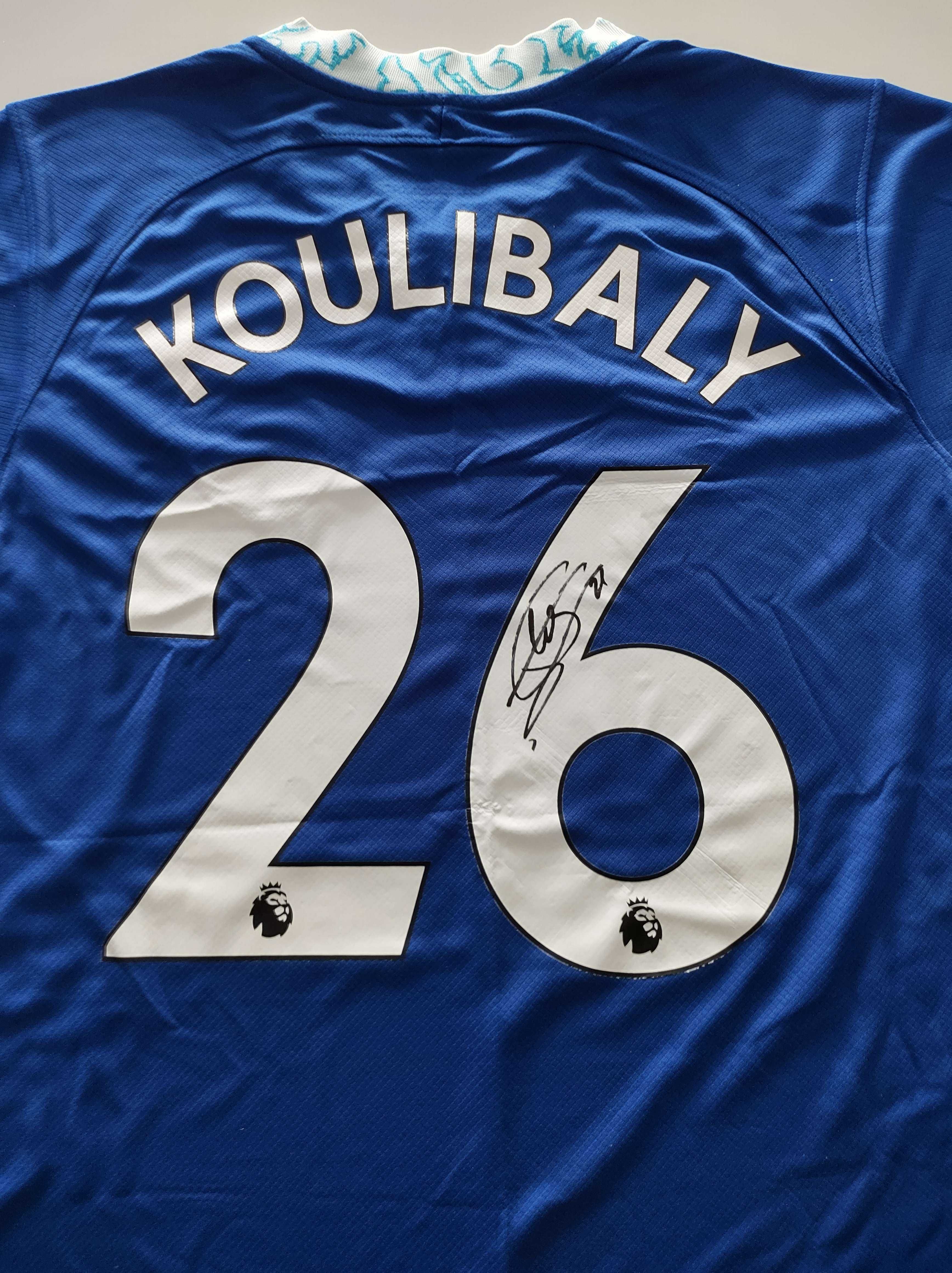 Tricou Semnat Koulibaly Chelsea COA (Cu Certificat de Autenticitate)