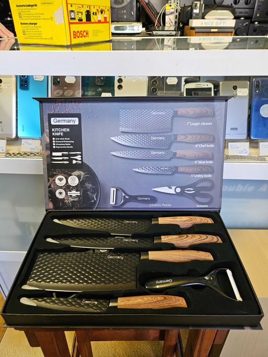 Комплект кухненски ножове 6 части. Много остри. Made for Germany