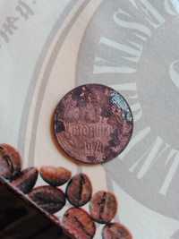 Монета от 5 стотинки,1974