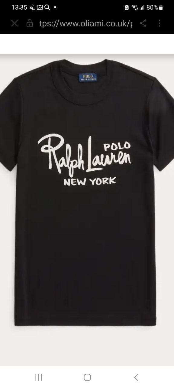 Ralph Lauren  брендовая футболка