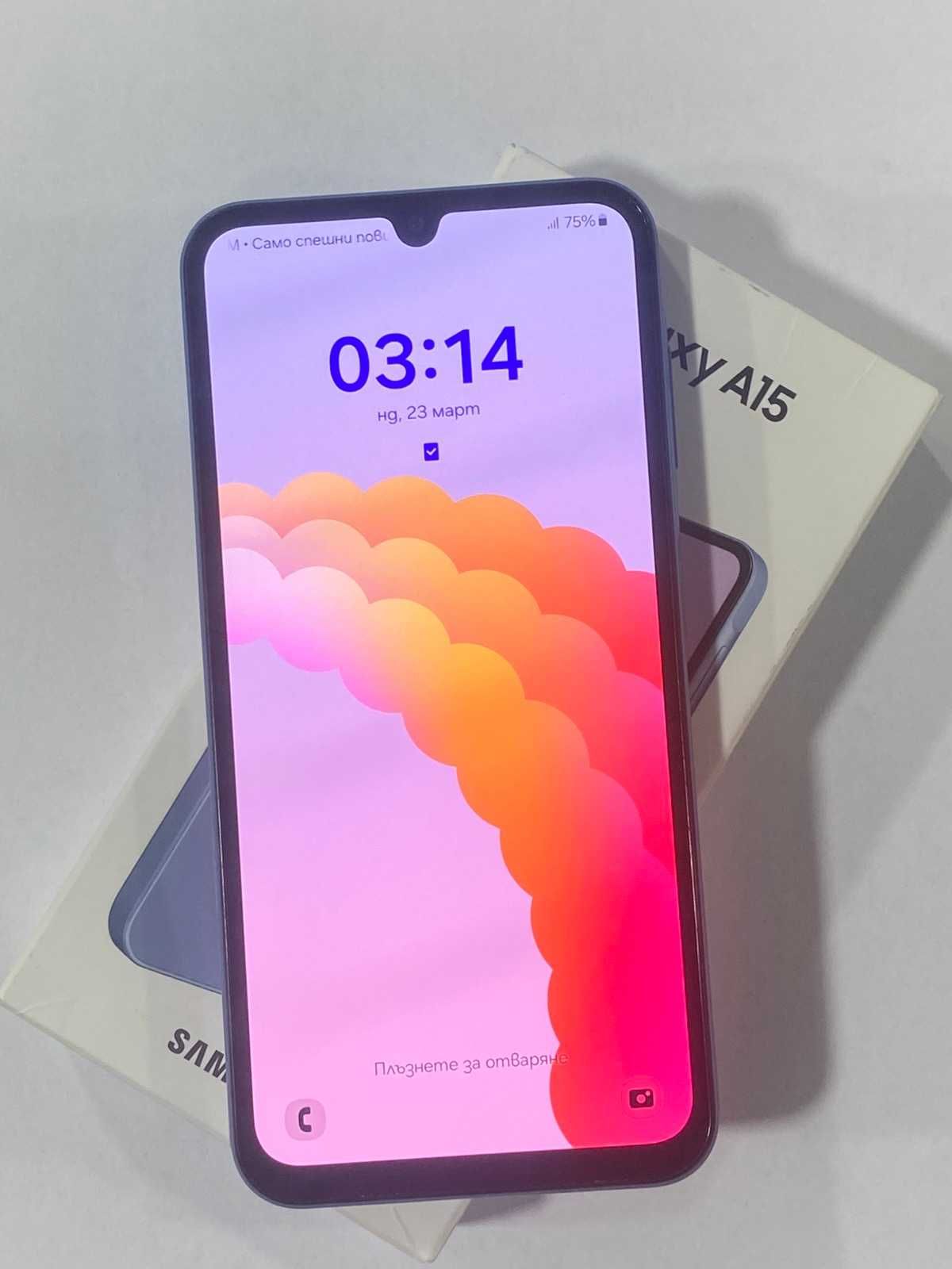 Продавам Samsung galaxy A15 с гаранция 36м