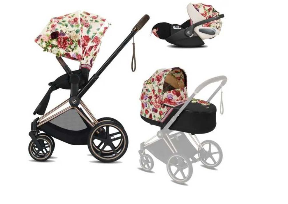 Бебешка количка Cybex 3 Priam Spring Blossom