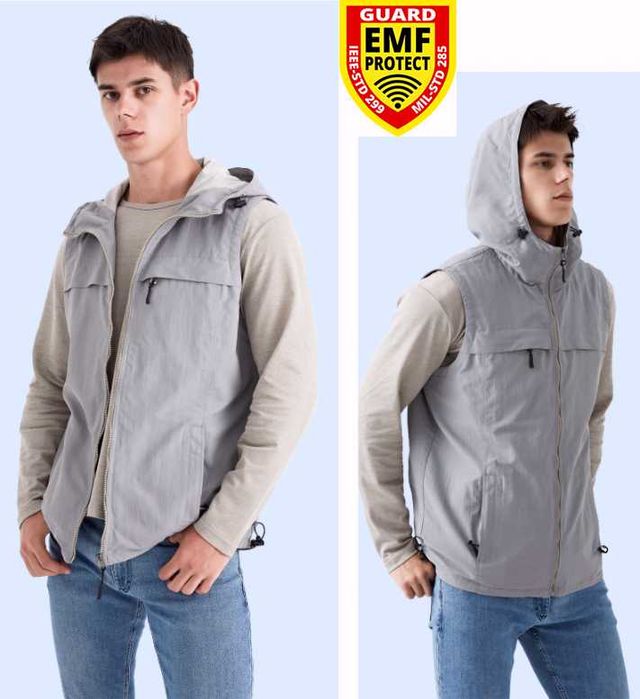 RF EMF EMR WiFi 5G Екраниран Суичър Качулка Електромагнитна Защита ЕМП