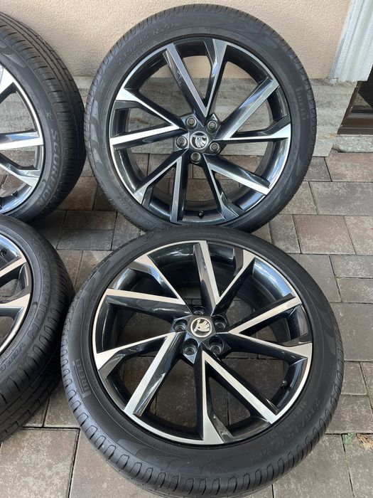 Jante NOI 5x112 originale Skoda Kodiaq Anvelope NOI 235 45 20