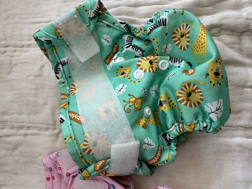 Комплект многократни пелени за бебе + вложки/подложки Babylove (Dm)