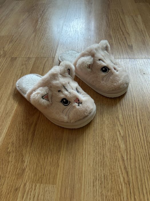 Момичешки чехли на котенца 36 номер