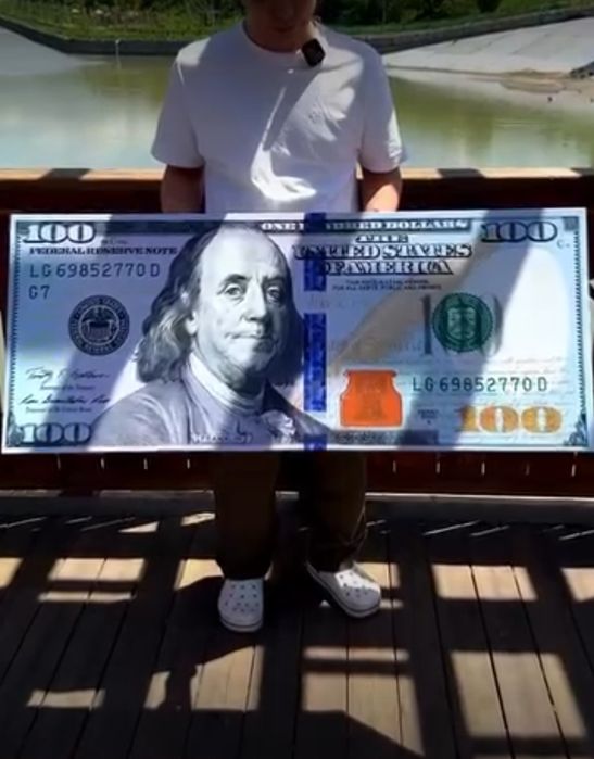 Постер картина доллар