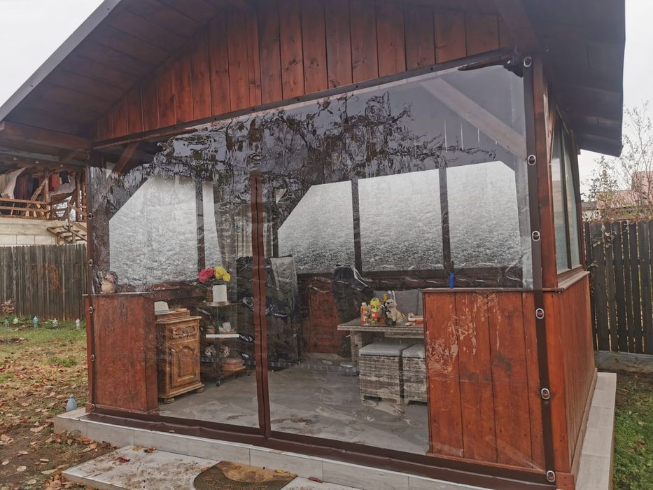 Folie terase și foisoare, folie terasa transparenta