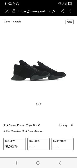 Vand adidas Rich Owens