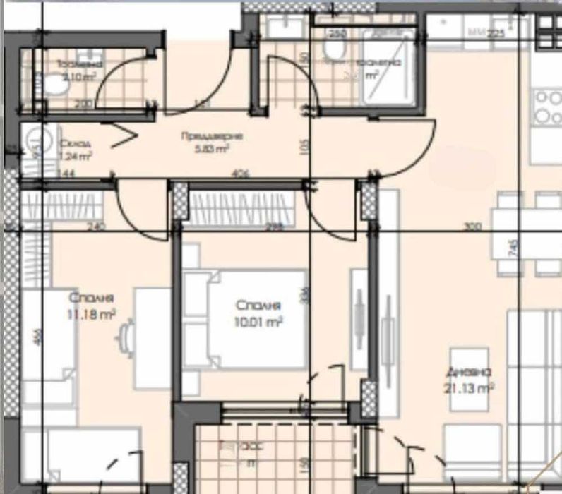 Продава се Тристаен апартамент в Пловдив, Кършияка - 85 кв.м за 995 €/кв.м - Снимка #2
