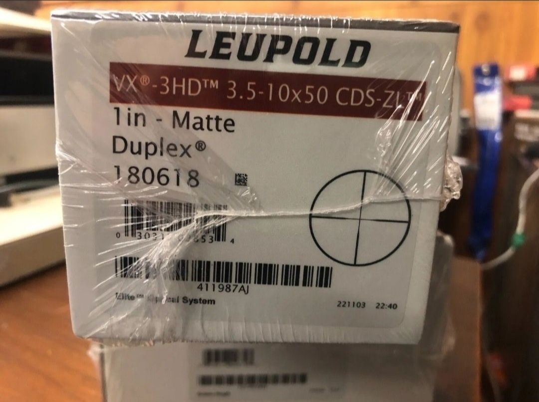 Luneta Leupold VX-3HD 3.5-10x50mm SFP Riffle CDS-ZL