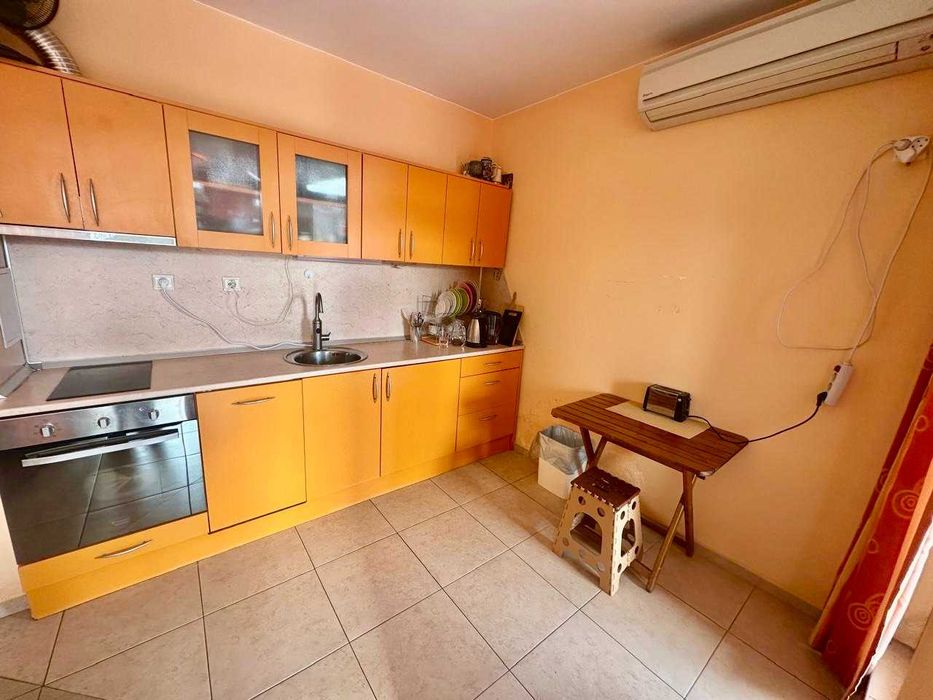 Двустаен апартамент с гледка море в центъра на кв. Сарафово, Без такса