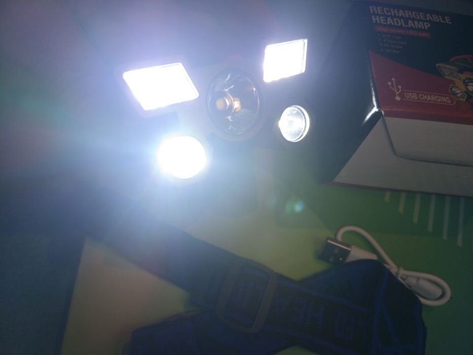 Lanterna de cap 4 moduri