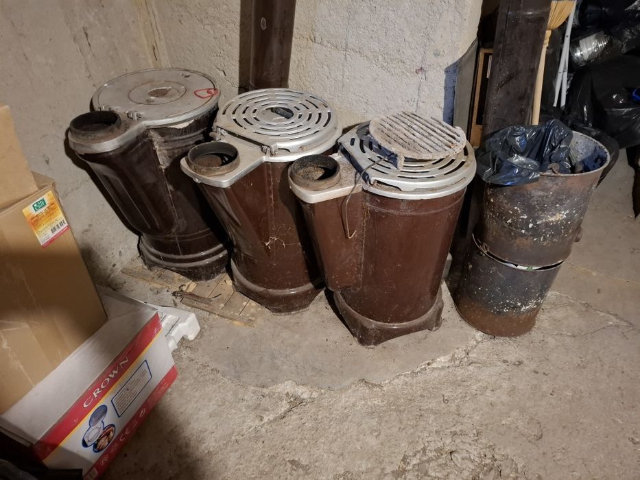 3 броя печки чудо на дърва и въглища пълен комплект