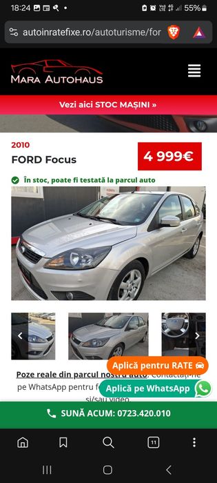 Vând ford focus 1.6 diesel