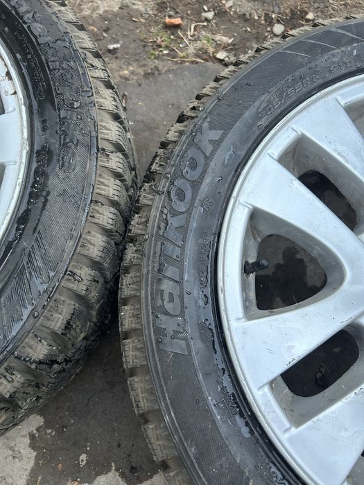 Jante aliaj 16” bmw cu cauciucuri de iarna Hankook