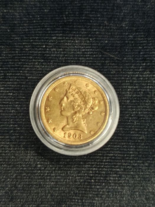 Златна монета 5 Американски долара Liberty Head