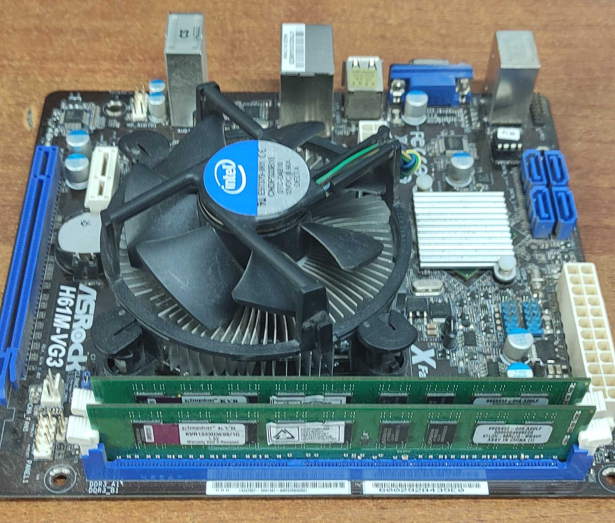 Комплекты AsRock H61M Core i3-3.3GHz/4G-G2120 3.1GHz/MSI H61М/2Gb DDR3