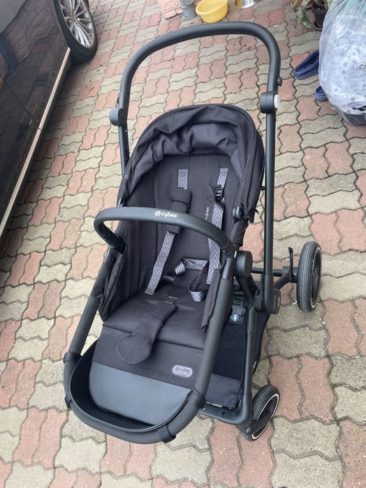 Cărucior Cybex Eos lux Moon Black 3 piese