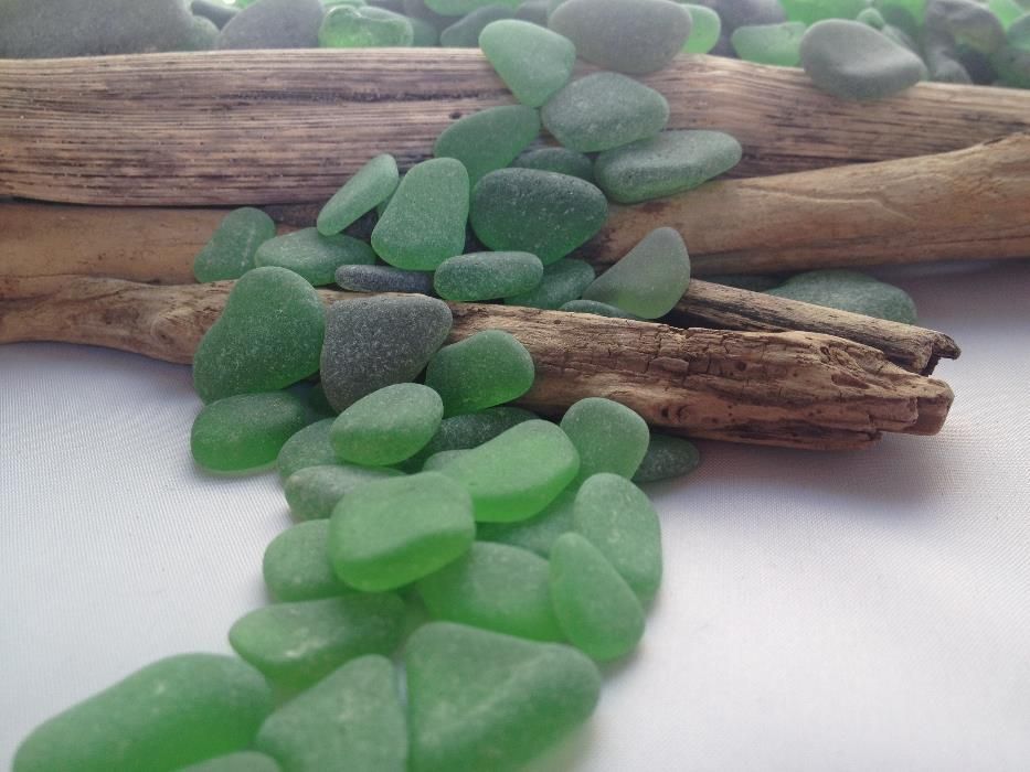 Натурално Морско Стъкло 21 бр. + Подарък