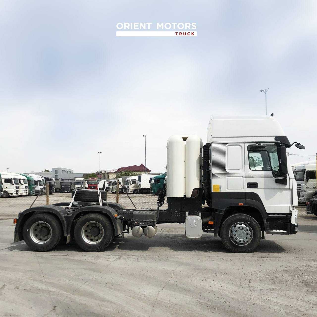 Седельный тягач Sinotruk Howo V7X 6x4 CNG (метан газли, подушкали)