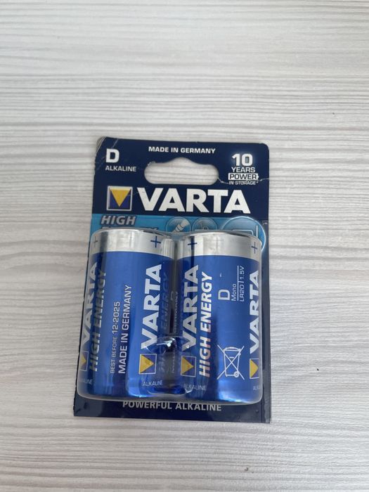 Немецкие батарейки VARTA 2 made in Germany