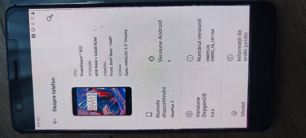 Smartphone OnePlus 3 64GB.