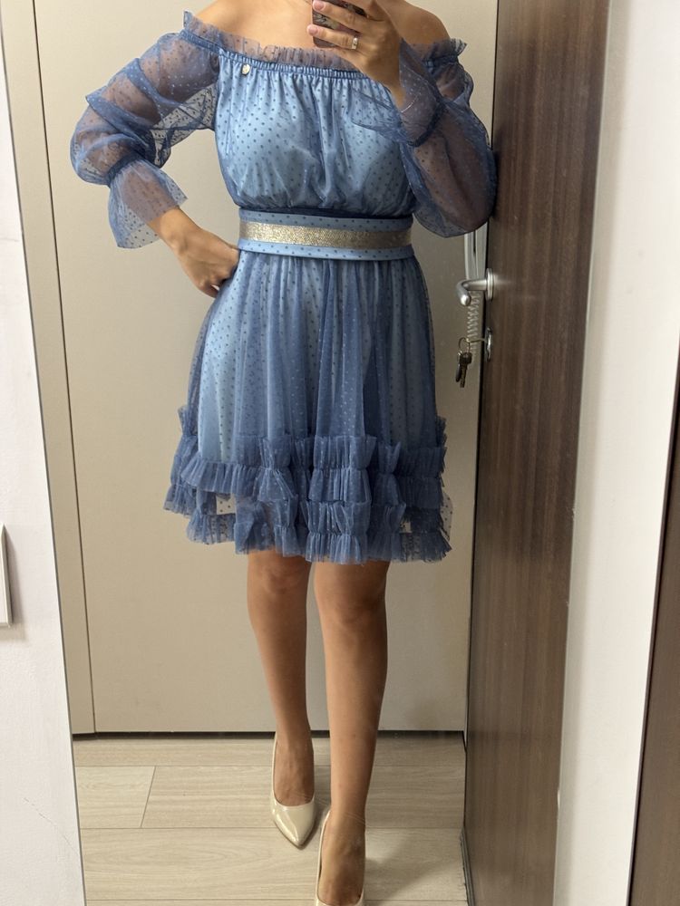 Тюлена официална рокла от LUCY fashion