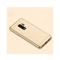 Husa Elegance Luxury 3 in 1 pentru Samsung S9 Plus Gold