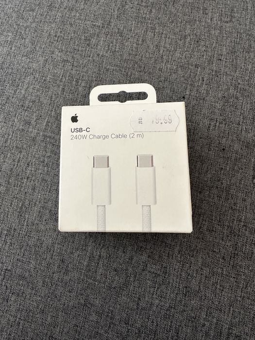 Кабел (2м.) неразопакован ОРИГИНАЛЕН за Iphone, macbook …. !