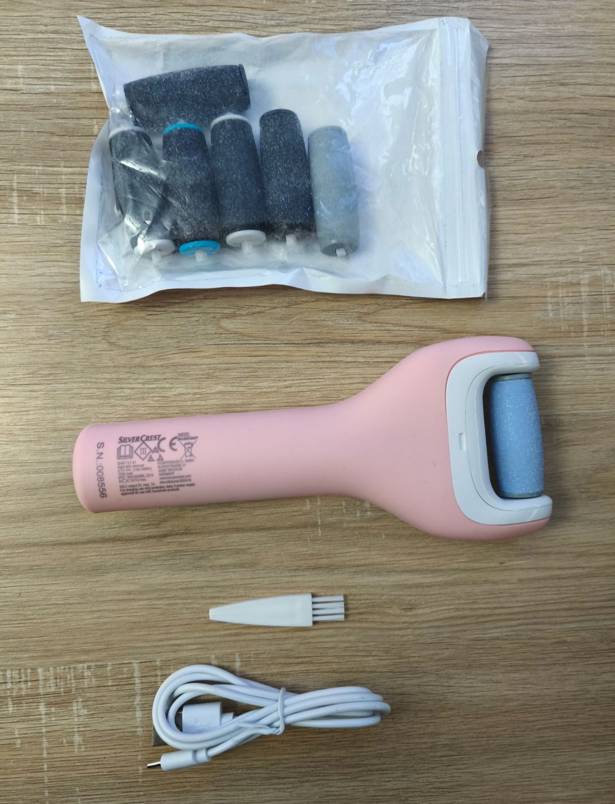 Pilă electrică pentru călcâie cu acumulator pedichiură Scholl