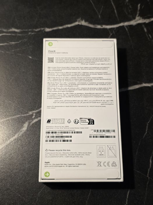 iPhone 16 128Gb Teal NOU Sigilat Garanție 2 Ani Factură