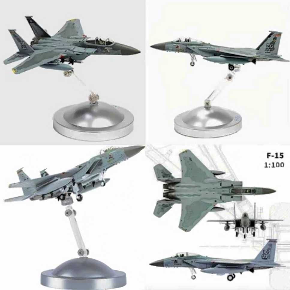 Macheta avion metalica F-15 B5-0102 Gulf Spirit Eagle USA 1:100 20cm