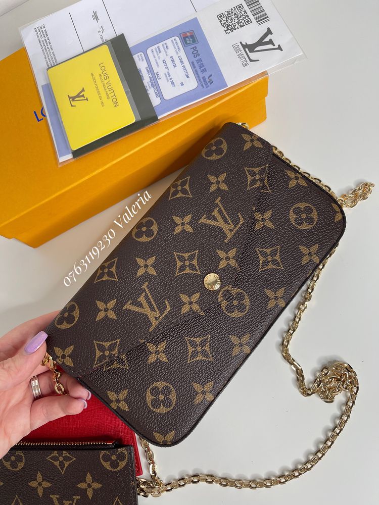 Geanta Louis Vuitton - Felicie Monogram