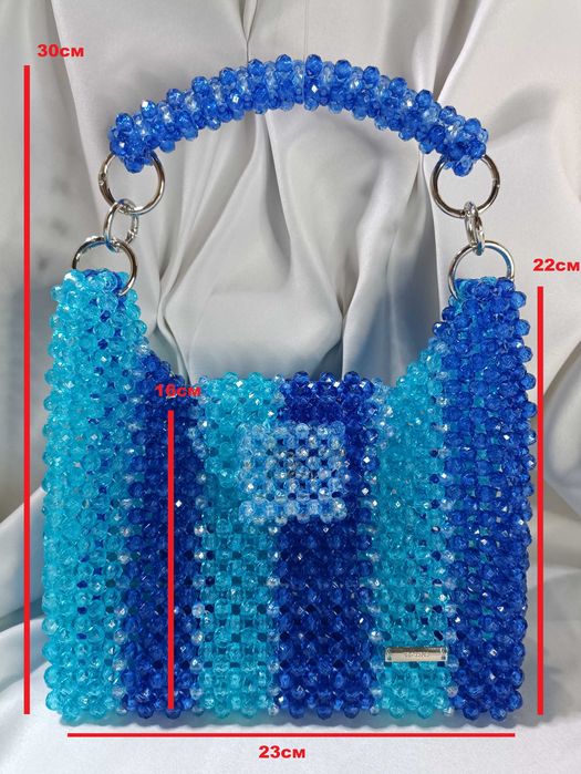 Яркая сумка из бусин handmade