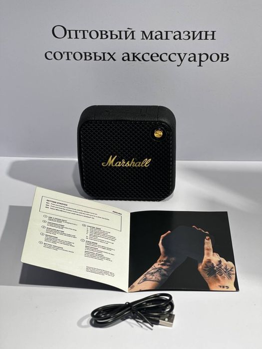 Новый Блютуз колонка безпроводной Маршалл стильном корпусе!