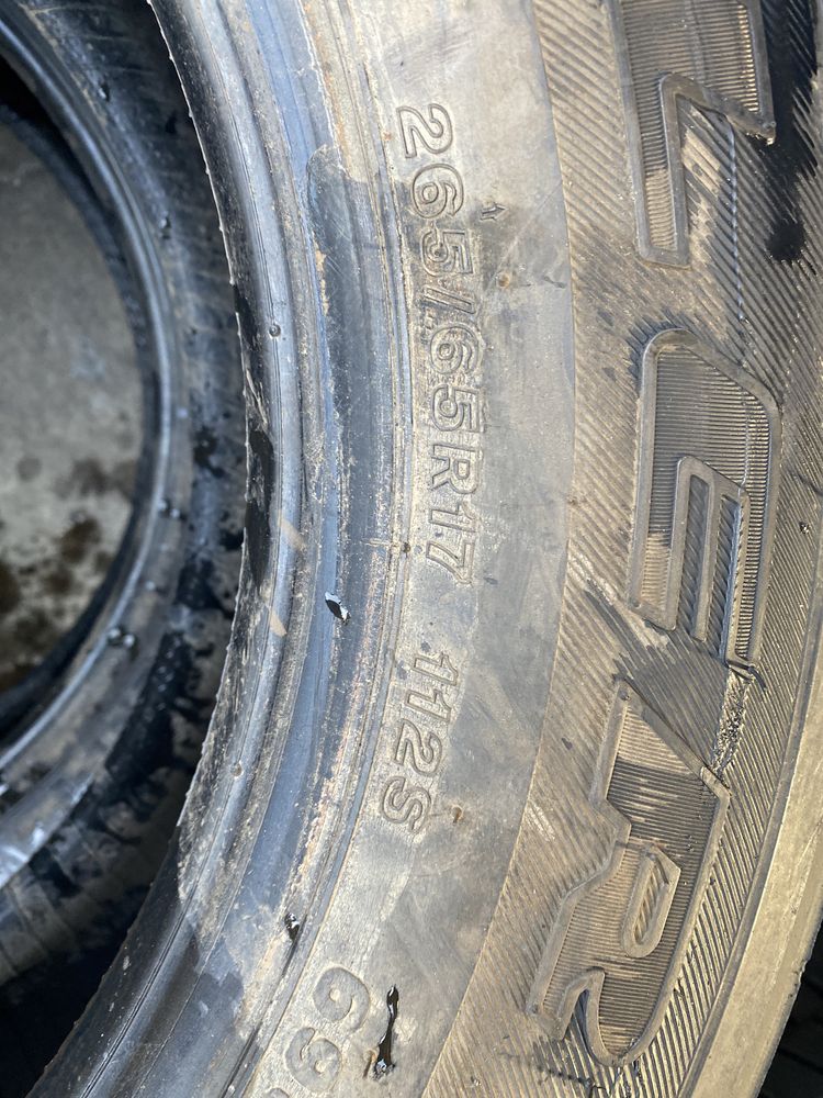 265/65/17 Bridgestone Vara A-T